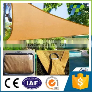 Triangle Outdoor Patio Sun Shade Sail Canopy Blue Square Outdoor Garden Sun Shade Tarp thumbnail-1