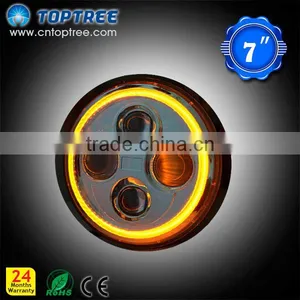7inch Led Head Light Defender Head Auto Lights Je ep Wrangler Harley Je ep Jk Driving Light thumbnail-5
