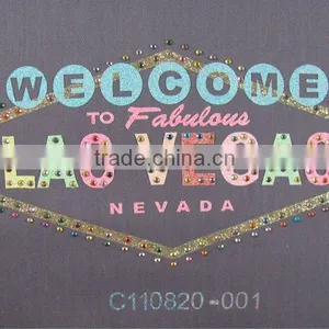 New Neon Glitter With Rhinestuds Heat Transfer Design thumbnail-1
