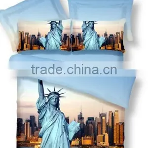 Custom Digital Printed Cheap Bright Bedding Set Duvet Cover thumbnail-4