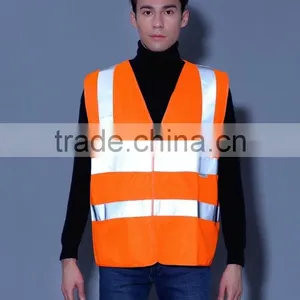 High Visibility Traffic Orange Safety Vest for Kids thumbnail-3