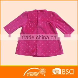 New Style Cartoon Printed Bowknote Cotton Baby Girl Dress thumbnail-2