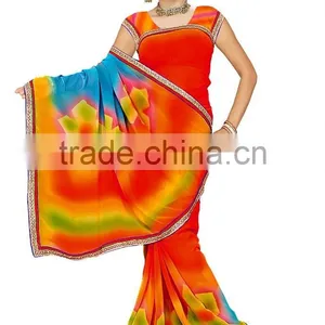 Printed Designer Styles Saree thumbnail-3