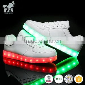 2017 Wholesale Led Light up Shoes Men Led Flat Shoes Couple thumbnail-1