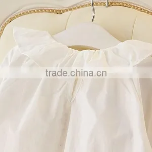 0-3 Years 2017 Wholesale Cotton Summer White Baby Blouses thumbnail-4