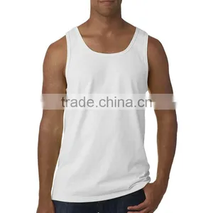 China Manufacturer Bulk Bodybuilding 100 Cotton Mens Stringer Tank Top Wholesale thumbnail-2