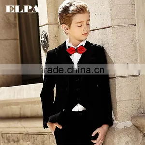 Handsome Baby Boys Black Party Suits for Teenagers thumbnail-1