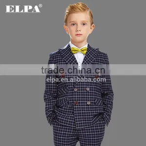 ELPA Formal Fancy Kids Clothes Boys Plaid Three Pieces Children Clothes Suit Boys thumbnail-1