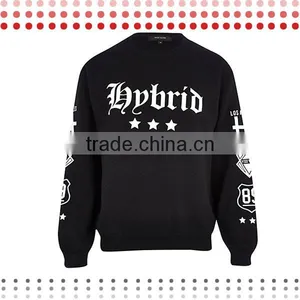 Wholesale Plain Black Design Your Own Hoodie thumbnail-1