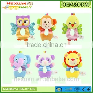 OEM Plush Animal Bear Baby Rattle thumbnail-1