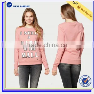 2016 Wensfashion Sweatshirt Shop Costume Women Leather Long Sleeved Pullover Sweatshirts thumbnail-1