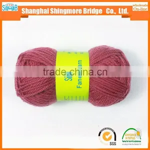 Shopping Knitting Wool Yarn China Factory Best Selling Worsted Solid Dyed 100% Wool Roving Yarn With Oeko-tex Quality thumbnail-1