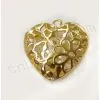 Heart Hollow Brass Pendant With Rhinestone Inside Wholesale From China Beads Factory thumbnail-1
