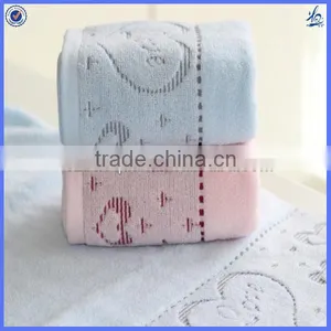 Love Heart Jacquard Towel/lovers' Towels With Embroidery thumbnail-1