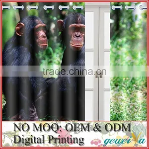 No MOQ Custom Digital Printed Window Curtain thumbnail-1