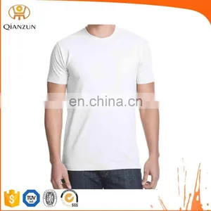 New Men's Crew Neck T-shirts 100% Cotton Plain White T-shirts thumbnail-1