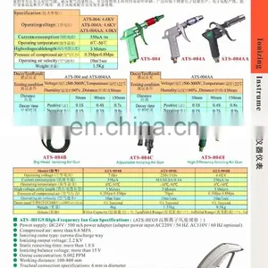 High Quality and Factory Manufaccture Adjustable Ionizing Air Gun thumbnail-2