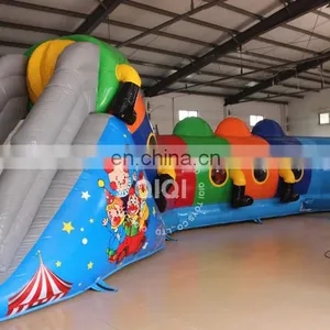 QIQI Newest Cater Pillar Tunnel Toy,46ft Inflatable Clown Tunnel thumbnail-6