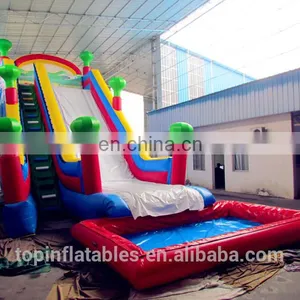 Commercial Commercial Water Swimming Pool Slide Inflatable Combo for Sale thumbnail-2