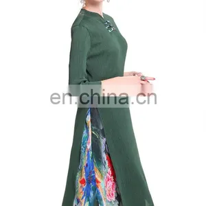 Moroccan Big Size Woman Evening Vietnam Traditional Dress thumbnail-4