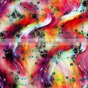2016 Hot Sales Colourful Fresh Viscose/rayon Woven Fabric Various Printed for Ladies Dress, 100% Spun thumbnail-1