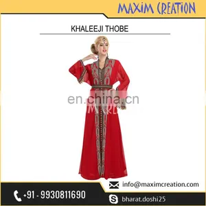 Saudi Arabian Style Dubai Khaleeji Kaftan With Uniquely Sleeve Design thumbnail-1