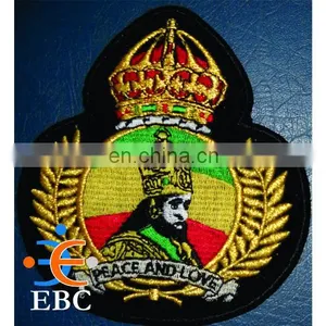 Embroidered Rasta Patches | Embroidered Rasta Patch With Stick on Back thumbnail-1