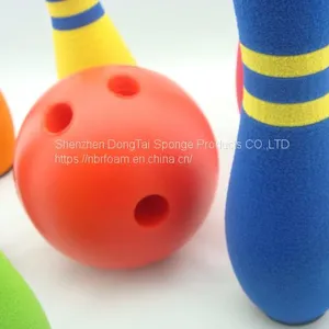Rubber / Plastic Foam Bowling Ball For Kids , Foam Bowling Pins thumbnail-1