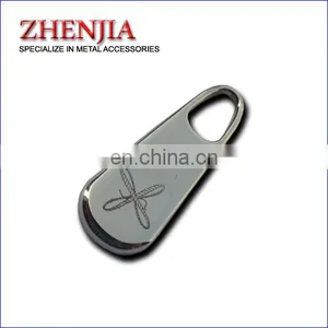 Metal Logo Zipper Puller Fancy Design thumbnail-1