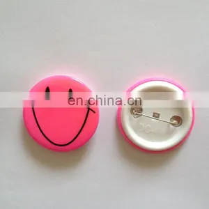 Smile Reflective Pin Badge Metal Badge Cheap Badge Pin thumbnail-3