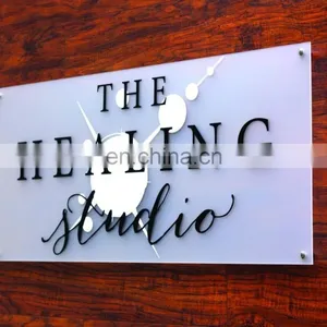 Wholesales Cheap Acrylic Wall Sign Holder Frame thumbnail-2