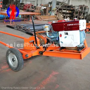 Sand Sampling Drill Rig/prospect Drilling Rig/impact Drilling Machine for Sale Easy Move With Wheeled thumbnail-2