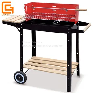 Rectangle Barbecue Grill Outdoor Rectangular Bbq Charcoal Grill thumbnail-1