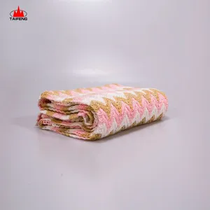 All Season Blanket King Size Tartan Plaid Merino Striped Baby Blanket thumbnail-1