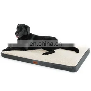 2020 Comfy Portable Modern Indestructible Grey 30"X20"X3" Raised Dog Pet Mat Bed thumbnail-4