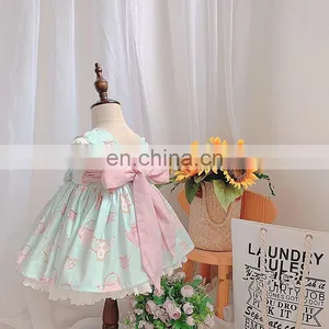 Spanish Kids Dress for Girls Princess Birthday Party Dresses Lolita Baby Girl Wedding Costumes Kids Clothing thumbnail-6