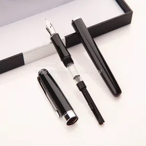 Chinese Fountain Pens,Fountain Pen Ink for Signature, 0.7mm Metal With Metal Hand Feeling thumbnail-1