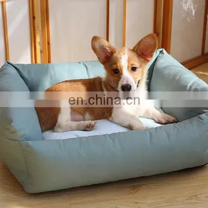 Hot Selling New Type Dog Bed Colorful Rectangle Pet Bed Wholesale Pet Sofa thumbnail-2