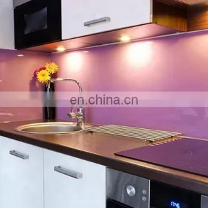 High Quality Tempered Glass Wall Printed Splash Back for Kitchen thumbnail-4