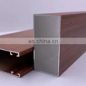 Shengxin Wood Grain Aluminium Profile for Building and Decoration thumbnail-1