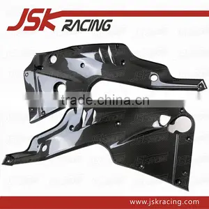 CARBON FIBER ENGINE COMPARTMENT COVERS FOR FERRARI F12 BERLINETTA (2 PCS) (JSK111213) thumbnail-1