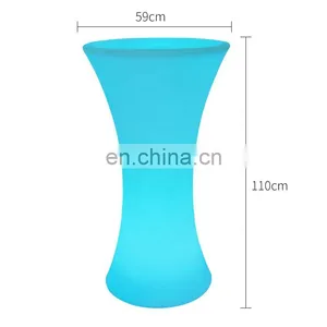 Wholesale Xiamen Nightclub Led Furniture Led Cocktail Table thumbnail-1