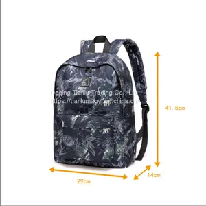 Large Capacity Multi-functional Backpack Fashion Printed Travel Bag Oxford Cloth Schoolbag Business Backpack thumbnail-2
