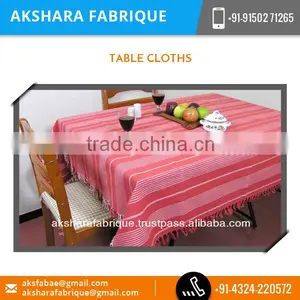Ethnic Yarn Dyed Cotton Table Cloth for Wedding at Reliable Market Price From India thumbnail-4