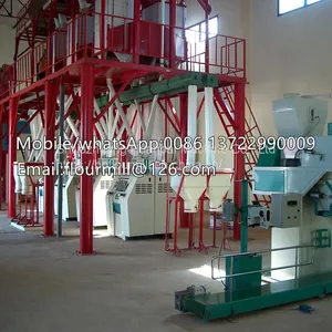 Automatic Conservation Energy 50T Maize Wheat Flour Milling Machine Corn Processing Line Grain Product Making Machine thumbnail-1