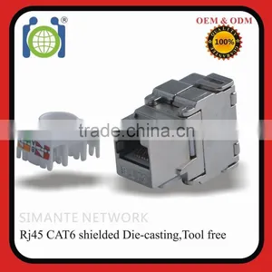 RJ45 CAT6 Tooless Shielded Modular Jack thumbnail-4