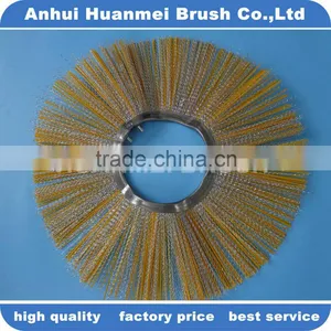 Steel Mixed Poly Wire Street Sweeping Brush For Backhoe Loader thumbnail-2