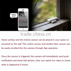 Home Safty Wireless Wif ip Camera With Motion Detection ,with Muti User Check &control Guard by IOS & Android APP Web Browsers thumbnail-6