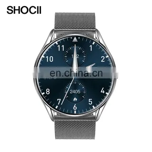 New Custom New 1.28 Inch TK33 Bracelets Heart Rate Blood Pressure Monitor Round ScreenSport Smart Watch thumbnail-5