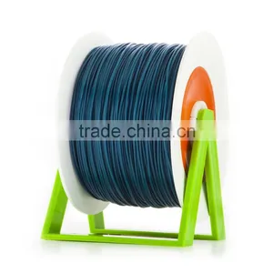 Pla 3d Printer Material Dark Blue Filament With the New Spool Convertible Into a Coat Hanger. Spool Holder Included. thumbnail-2
